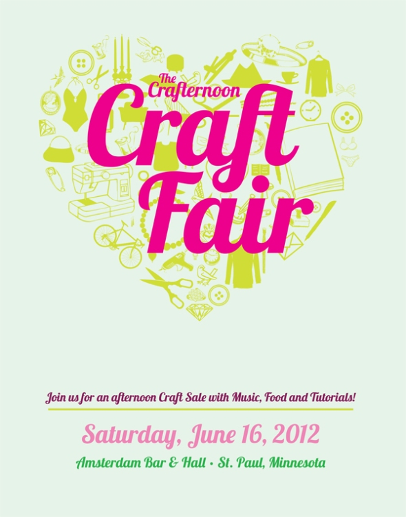 crafternoon craft fair poster