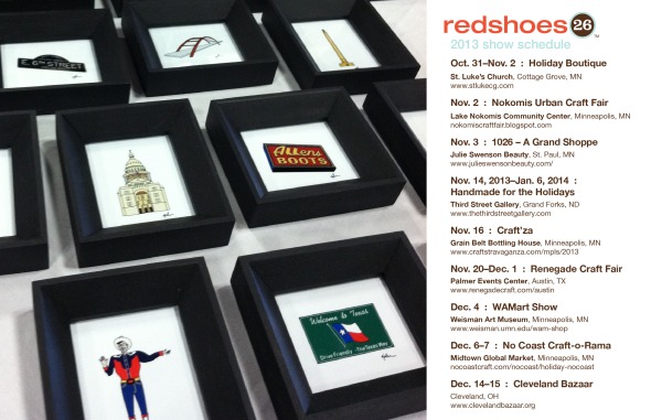 redshoes26 show schedule 2013